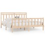 Estructura de cama de madera maciza de pino 200x200 cm de vidaXL, Camas y somieres - Ref: Foro24-3107048, Precio: 138,34 €, D...