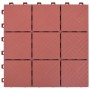 Terrassenplatten 10 Stück roter Kunststoff 30,5x30,5 cm von vidaXL, Böden und Teppiche - Ref: Foro24-48230, Preis: 53,39 €, R...