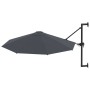 Wall parasol with metal bar 300 cm anthracite by vidaXL, Umbrellas - Ref: Foro24-44865, Price: 93,05 €, Discount: %