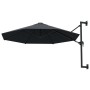 Wall parasol with metal bar 300 cm anthracite by vidaXL, Umbrellas - Ref: Foro24-44865, Price: 93,05 €, Discount: %