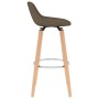 Kitchen stools 2 units brown fabric by vidaXL, Kitchen stools - Ref: Foro24-289380, Price: 108,99 €, Discount: %