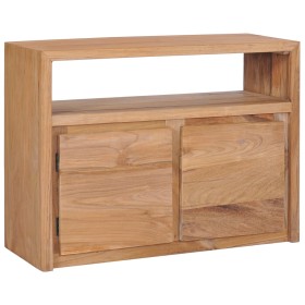 Aparador de madera maciza de teca 80x30x60 cm de vidaXL, Aparadores - Ref: Foro24-282847, Precio: 198,61 €, Descuento: %