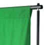 Backdrop for photography green cotton 500x300 cm chroma by vidaXL, Money - Ref: Foro24-190005, Price: 49,43 €, Discount: %