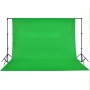 Backdrop for photography green cotton 500x300 cm chroma by vidaXL, Money - Ref: Foro24-190005, Price: 49,43 €, Discount: %