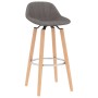 Kitchen stools 2 units light gray fabric by vidaXL, Kitchen stools - Ref: Foro24-289377, Price: 119,05 €, Discount: %