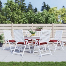 Gartenstuhlkissen 6 Stück rot roter Oxford-Stoff 40x40x7 cm von vidaXL, Kissen für Stühle und Sofas - Ref: Foro24-314889, Pre...