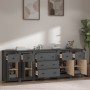 Sideboard aus massivem Kiefernholz in Grau, 230 x 35 x 80 cm von vidaXL, Sideboards - Ref: Foro24-3114096, Preis: 350,20 €, R...