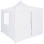 Professional folding tent with 4 walls white steel 3x3 m by vidaXL, Tents and gazebos - Ref: Foro24-48861, Price: 165,73 €, D...