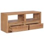 Mueble de TV madera maciza de teca 90x30x40 cm de vidaXL, Muebles TV - Ref: Foro24-282848, Precio: 167,15 €, Descuento: %