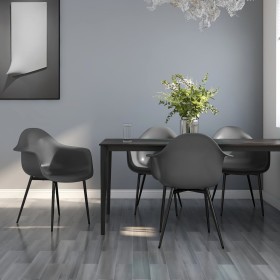 Dining chairs 4 units gray PP by vidaXL, dining chairs - Ref: Foro24-338080, Price: 210,42 €, Discount: %