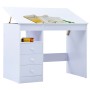 White Tilting Children's Drawing Desk by vidaXL, Art and drawing tables - Ref: Foro24-287448, Price: 164,60 €, Discount: %