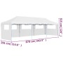 Folding pop-up party tent with 5 walls white 3x9 m by vidaXL, Tents and gazebos - Ref: Foro24-48873, Price: 365,36 €, Discoun...