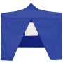 Carpa plegable profesional con 4 paredes acero azul 2x2 m de vidaXL, Carpas y cenadores - Ref: Foro24-48879, Precio: 130,03 €...