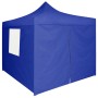 Professional folding tent with 4 blue steel walls 2x2 m by vidaXL, Tents and gazebos - Ref: Foro24-48879, Price: 130,11 €, Di...