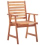 Garden dining chairs and cushions 6 units solid acacia wood by vidaXL, Garden chairs - Ref: Foro24-3078350, Price: 426,72 €, ...