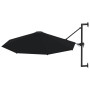 Wall umbrella with black metal pole 300 cm by vidaXL, Umbrellas - Ref: Foro24-47300, Price: 92,99 €, Discount: %