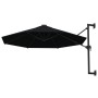 Wall umbrella with black metal pole 300 cm by vidaXL, Umbrellas - Ref: Foro24-47300, Price: 92,99 €, Discount: %