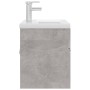 Concrete gray engineered wood cabinet with sink by vidaXL, bathroom vanities - Ref: Foro24-3071283, Price: 234,85 €, Discount: %