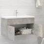 Concrete gray engineered wood cabinet with sink by vidaXL, bathroom vanities - Ref: Foro24-3071283, Price: 234,85 €, Discount: %