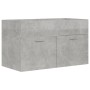 Concrete gray engineered wood cabinet with sink by vidaXL, bathroom vanities - Ref: Foro24-3071283, Price: 234,85 €, Discount: %