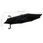 Wall umbrella with black metal pole 300 cm by vidaXL, Umbrellas - Ref: Foro24-47300, Price: 92,99 €, Discount: %