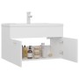 Mueble con lavabo madera de ingeniería blanco de vidaXL, Tocadores de baño - Ref: Foro24-3071279, Precio: 241,15 €, Descuento: %