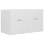 Mueble con lavabo madera de ingeniería blanco de vidaXL, Tocadores de baño - Ref: Foro24-3071279, Precio: 241,15 €, Descuento: %