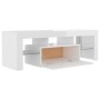 TV-Schrank mit strahlend weißen LED-Leuchten 120x35x40 cm von vidaXL, TV-Möbel - Ref: Foro24-804352, Preis: 80,65 €, Rabatt: %