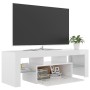 TV-Schrank mit strahlend weißen LED-Leuchten 120x35x40 cm von vidaXL, TV-Möbel - Ref: Foro24-804352, Preis: 80,65 €, Rabatt: %