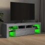 TV cabinet with LED lights Sonoma gray 140x36.5x40 cm by vidaXL, TV Furniture - Ref: Foro24-815670, Price: 112,99 €, Discount: %