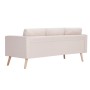 Cream-colored 3-seater fabric sofa by vidaXL, Sofas - Ref: Foro24-281352, Price: 368,30 €, Discount: %