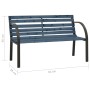 Children's garden bench made of gray Chinese fir wood, 81 cm by vidaXL, garden benches - Ref: Foro24-317120, Price: 67,53 €, ...