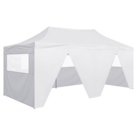 Carpa plegable profesional con 4 paredes acero blanco 3x6 m de vidaXL, Carpas y cenadores - Ref: Foro24-48868, Precio: 247,23...