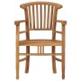 Garden chair 2 units solid teak wood by vidaXL, Garden chairs - Ref: Foro24-49432, Price: 237,20 €, Discount: %