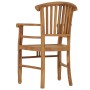 Garden chair 2 units solid teak wood by vidaXL, Garden chairs - Ref: Foro24-49432, Price: 237,20 €, Discount: %