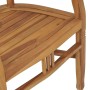 Silla de jardín 2 unidades madera maciza de teca de vidaXL, Sillas de jardín - Ref: Foro24-49432, Precio: 237,20 €, Descuento: %