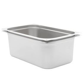 Gastronorm-Tabletts 2 Einheiten GN 1/1 200 mm Edelstahl von vidaXL, Eimer für Dampftische - Ref: Foro24-50883, Preis: 72,99 €...