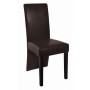 Sillas de comedor 2 unidades cuero sintético marrón oscuro de vidaXL, Sillas de comedor - Ref: Foro24-60250, Precio: 124,99 €...