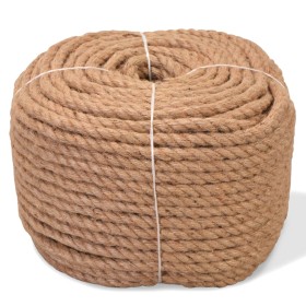 100% jute rope 8 mm 500 m by vidaXL, Ropes and metal cords - Ref: Foro24-91272, Price: 100,61 €, Discount: %