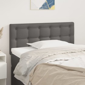 Cabecero de cuero sintético gris 100x5x78/88 cm de vidaXL, Cabeceros y pies de cama - Ref: Foro24-346448, Precio: 40,76 €, De...