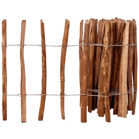 Hazel wood stake fence 60x500 cm by vidaXL, fence panels - Ref: Foro24-43140, Price: 74,99 €, Discount: %