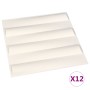 Paneles de pared 3D 12 unidades 0,5x0,5 m 3m² de vidaXL, Recubrimiento de paredes - Ref: Foro24-146291, Precio: 33,99 €, Desc...