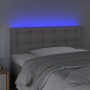 Cabecero con LED cuero sintético gris 100x5x78/88 cm de vidaXL, Cabeceros y pies de cama - Ref: Foro24-3121700, Precio: 45,74...