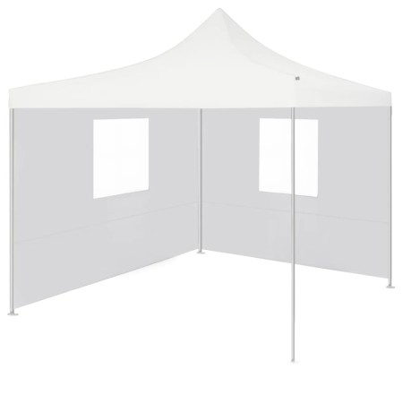 Professional folding tent with 2 white steel walls 3x3 m by vidaXL, Tents and gazebos - Ref: Foro24-48862, Price: 159,77 €, D...