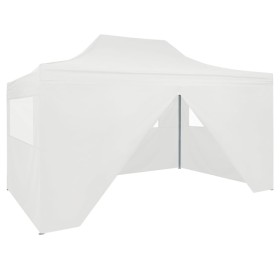 Carpa plegable profesional con 4 paredes acero blanco 3x4 m de vidaXL, Carpas y cenadores - Ref: Foro24-48900, Precio: 176,99...