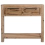 Mesa consola de madera maciza de acacia 82x33x73 cm de vidaXL, Mesas auxiliares - Ref: Foro24-245684, Precio: 121,63 €, Descu...