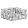 Gray Striped Fabric Modular Pouf by vidaXL, Cushions for chairs and sofas - Ref: Foro24-249415, Price: 125,99 €, Discount: %