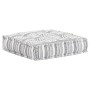 Gray Striped Fabric Modular Pouf by vidaXL, Cushions for chairs and sofas - Ref: Foro24-249415, Price: 125,99 €, Discount: %