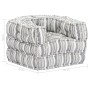 Modularer Pouf aus grau gestreiftem Stoff von vidaXL, Kissen für Stühle und Sofas - Ref: Foro24-249415, Preis: 125,72 €, Raba...