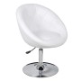 White synthetic leather bar stool by vidaXL, Kitchen stools - Ref: Foro24-240448, Price: 103,48 €, Discount: %